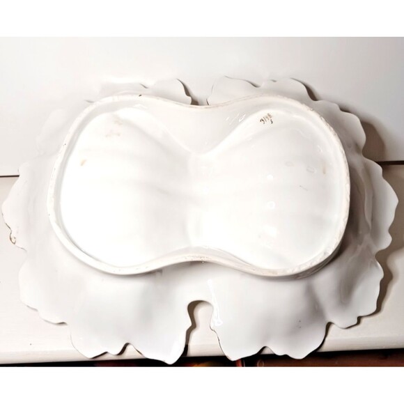 Joseph Schachtel J.S. Germany Antique Porcelain Lobster Dish Serving Platter - Picture 3 of 13